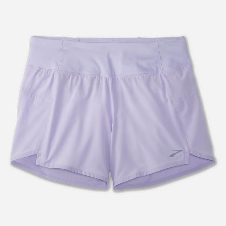 Brooks Women's Chaser 5 Running Shorts Singapore - Lavender Purple/Violet Dash (07916-RCKI)